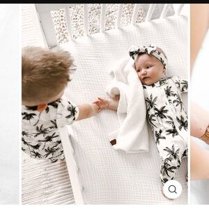 Little Bipsy X Baby Breeze Palm Romper Limited Edition Collab 3-6 Months
